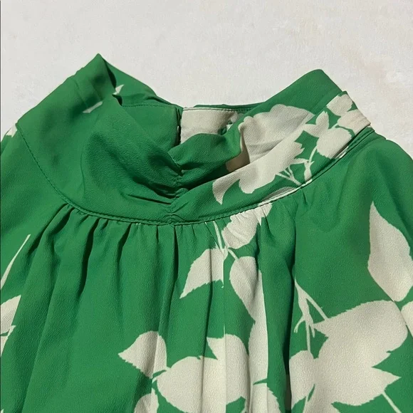 eShakti Floral high neck Long Sleeve Dress NWOT Cottagecore garden party - Picture 8 of 13